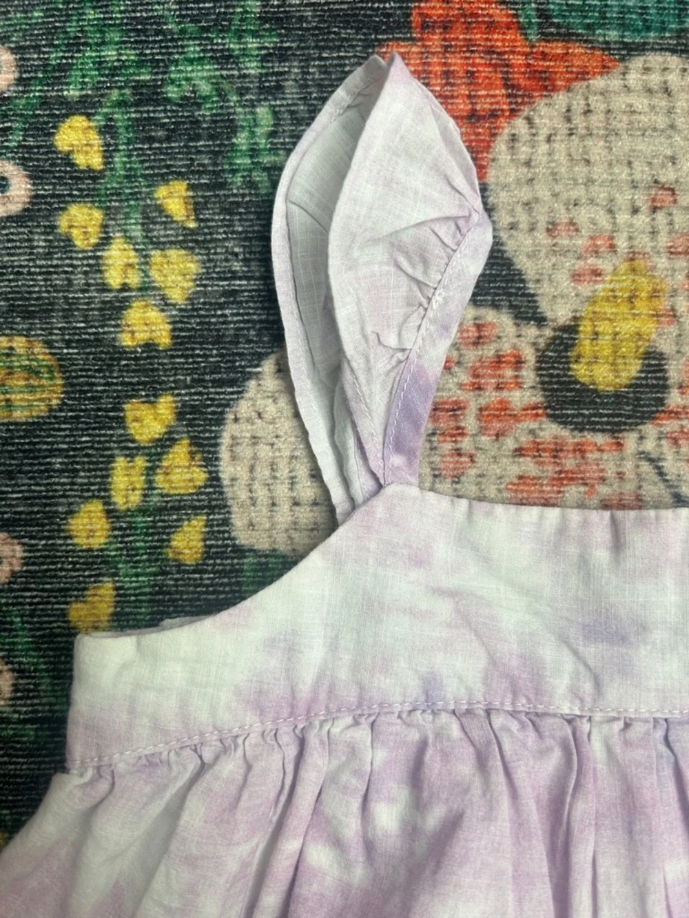 Gap Purple Tie Dye Ruffle Sundress, Size 3T